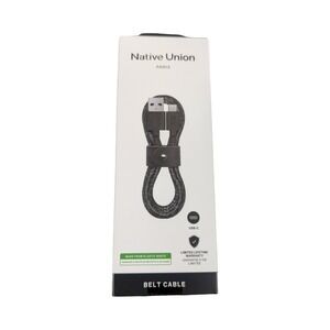 Qq3O Native Union Belt Cable 4' USB-C to USB-A Cable - Cosmos Open Box